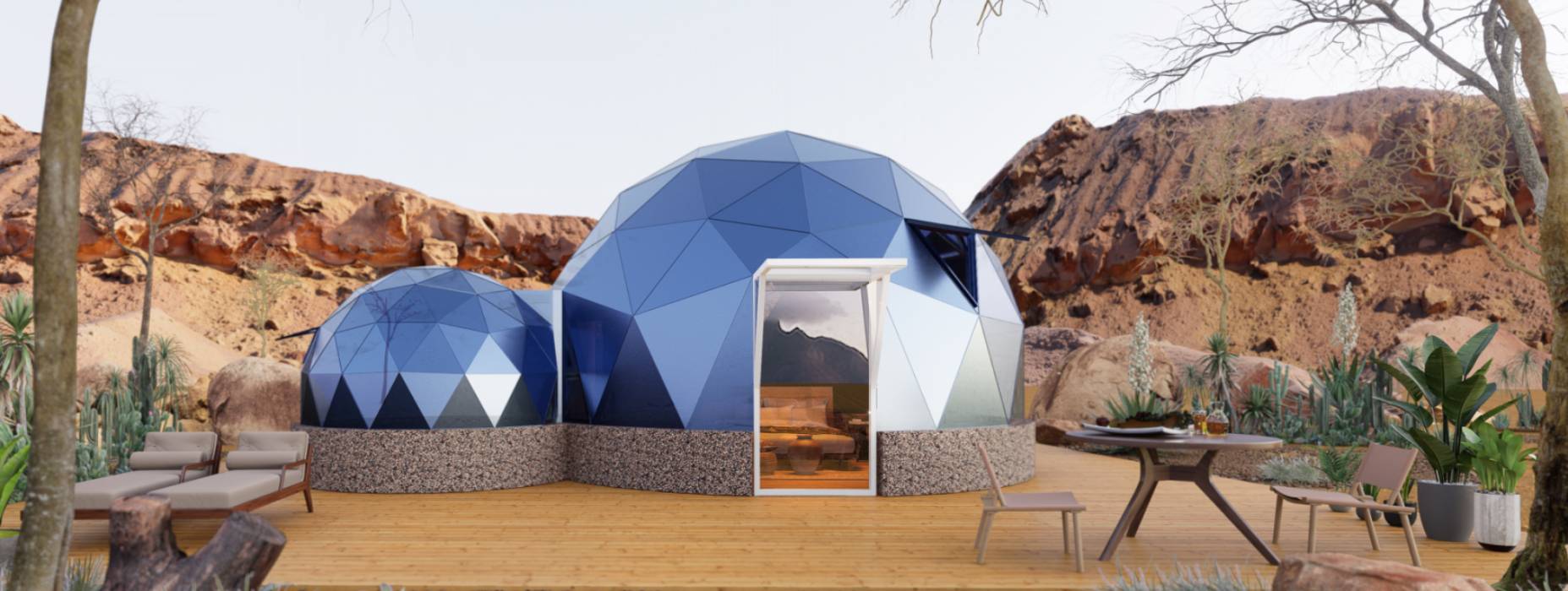 绿春县球形智能光伏玻璃星空房